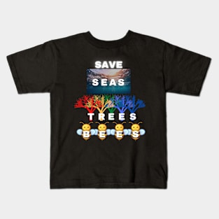 Save world and climate. Kids T-Shirt